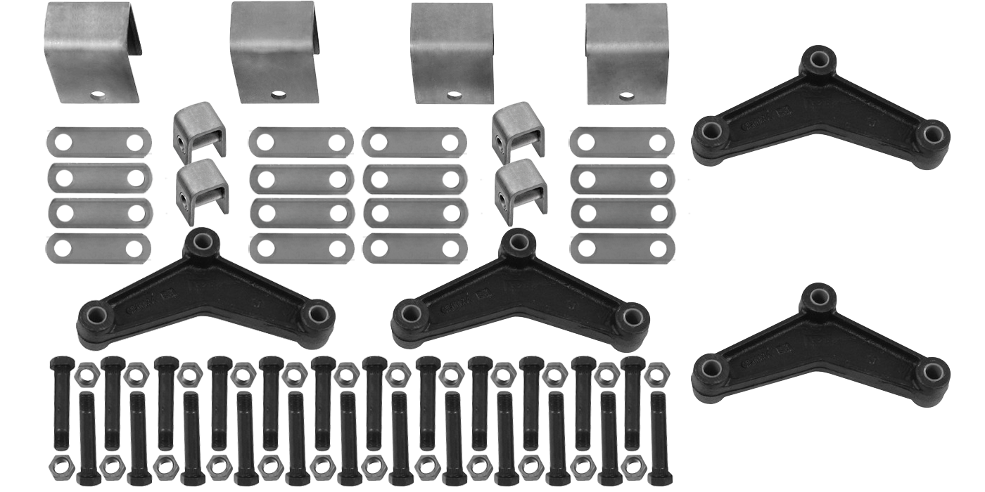 Kit de sujeción tándem para eje de 3,500 LB